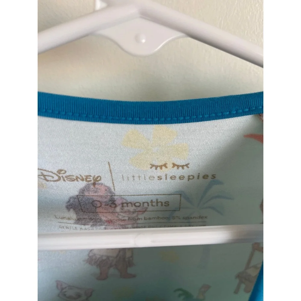 Little Sleepies Disney Moana Zippy 0-3 Months